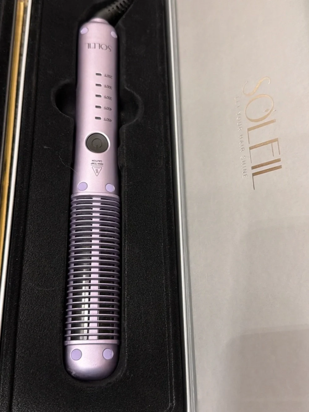 💕💕Soleil Lavender Hair Flat Iron and Heated Styling Comb 💕💕